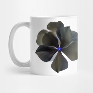 black flower Mug